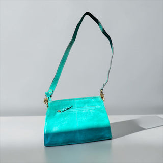 Turquoise Daisy crossbody bag
