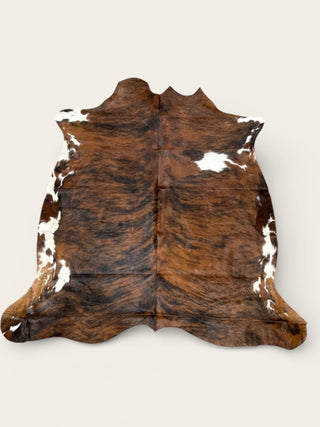 5-6’ Brazilian cowhide rug (B54)