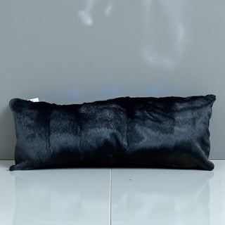 Black European lumbar pillow