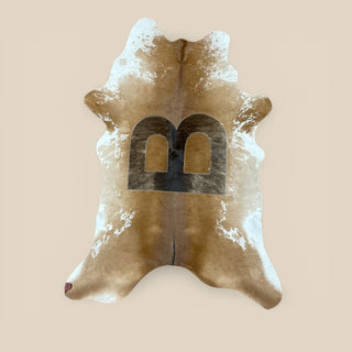 Initial calf hide 3-4’