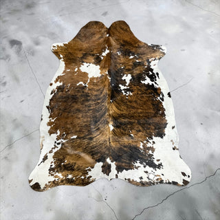 6.4x5.4ft Brazilian cowhide rug (z3)