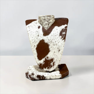 All cowhide necklace display (a6)
