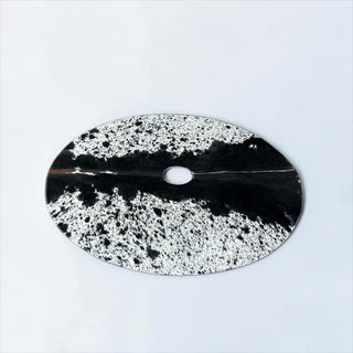 3.6x3.6ft salt pepper cowhide tree skirt (t04)
