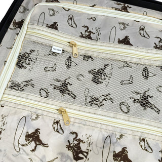 Rodeo luggage rolling suitcase