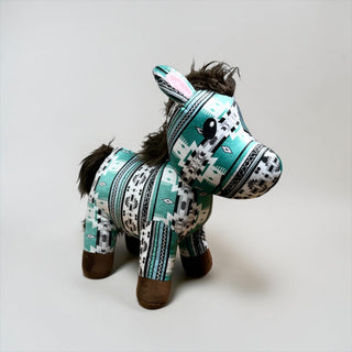 Green Aztec horse - medium farm pal