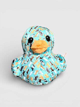 Medium farm pal - turquoise cows duck