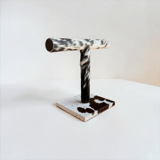Brown all cowhide bracelet display