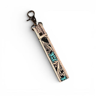 Turquoise blossom wristlet band