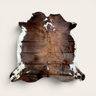 H6.5 x 6w ft Brazilian cowhide rug ($15)