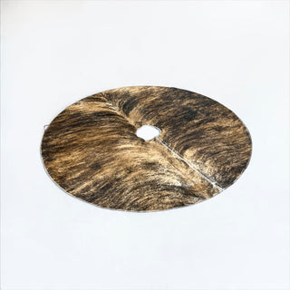 3x3ft brindle all cowhide tree skirt