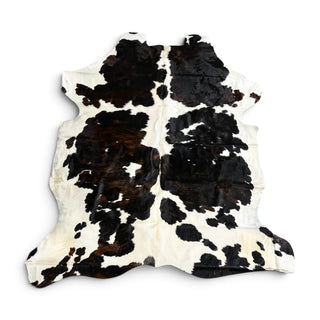 6.9x6.6ft Brazilian cowhide rug (w07)