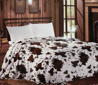 Cowprint Mia throw blanket