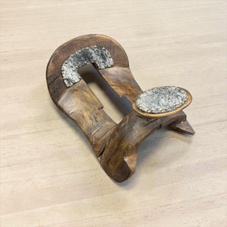 Black/Withe Western saddle tree home decor