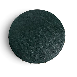Green floral lazy Susan