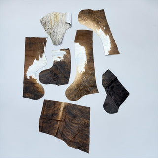 Genuine cowhide scraps