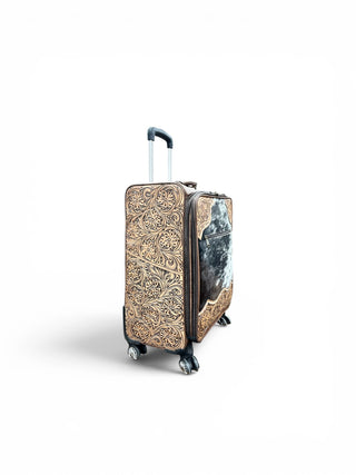All cowhide luggage