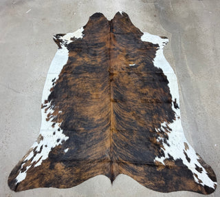 6.9’x5.5’ Brazilian cowhide rug (A2)