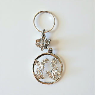 Palenque metal keychain