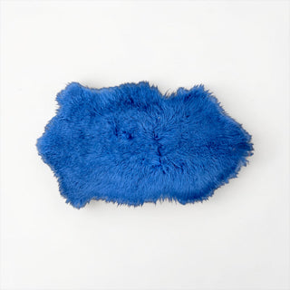 2x3ft Light blue Tibetan lambskin