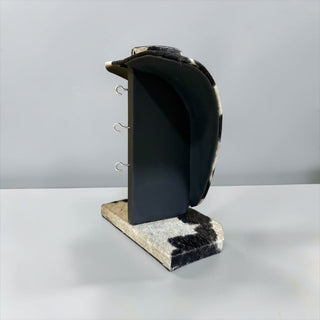 All cowhide necklace display (a2)