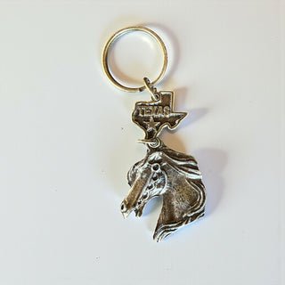 Horse metal keychain