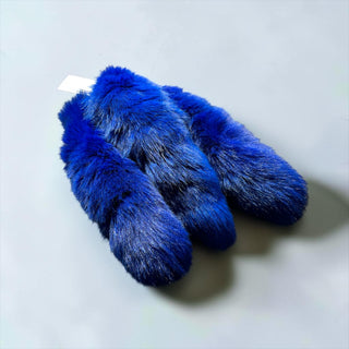 Sapphire blue fox tail