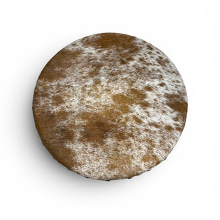 All cowhide lazy Susan