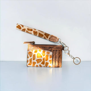 Giraffe card holder wristlet