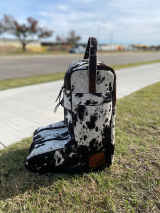 Cowhide Boot Bag