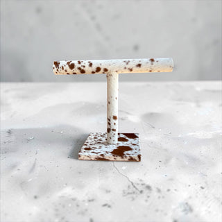 Tan all cowhide bracelet display