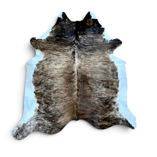 7.9x7ft brindle cowhide rug (z15)