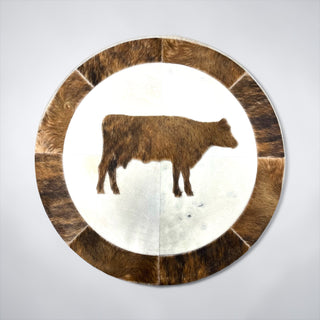 Cow cowhide patchwork rugs 3x3’