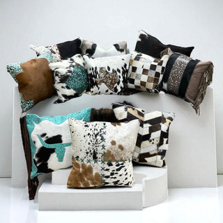 Special Mystery cowhide pillow