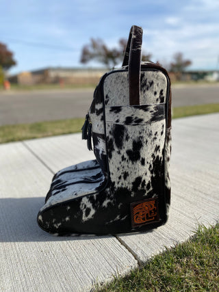 Cowhide Boot Bag