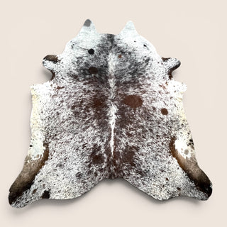 8h x 7.3w ft salt pepper cowhide rug (p6)