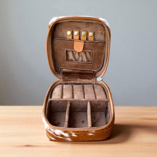 Tan cowgirl jewelry box