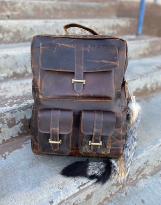 Vintage Genuine Leather Backpack