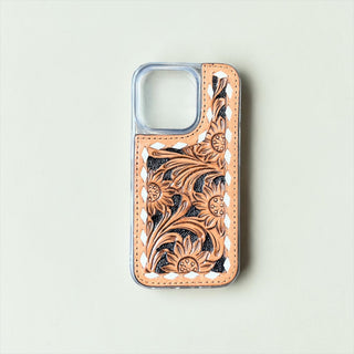Tooled leather 17iphone case