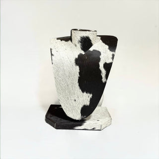 All cowhide necklace display (s3)