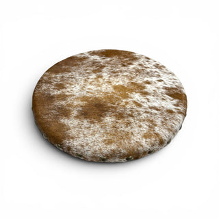 All cowhide lazy Susan