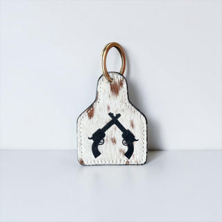 All cowhide Keychain
