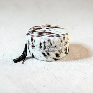 Brown all cowhide jewelry box