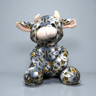 Large farm pal - orange Aztec cow