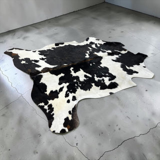 6.9x6.4ft Brazilian cowhide rug (c17)