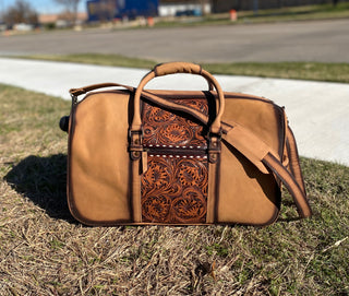 Tooled & Leather Duffle & Rolling Luggage