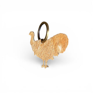 Turkey cowhide keychain