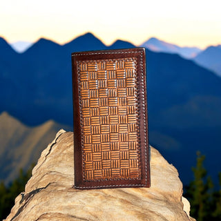 Florida tooled leather men’s wallet