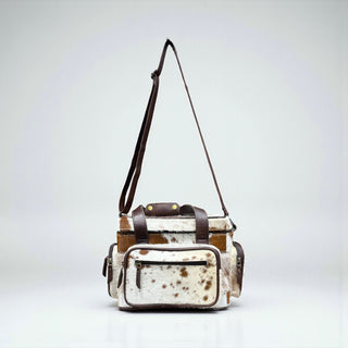 Rodeo cowhide lunch bag