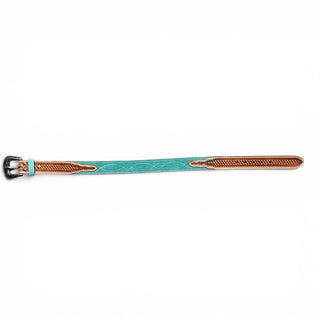 Turquoise BootStitch belt
