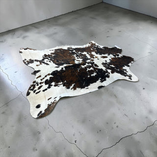 6.4x5.9ft Brazilian cowhide rug (c2)